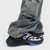 Men's black pattern & rubber patch accents sport shoe sneaker 04