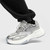 Men's white pattern & rubber patch accents sport shoe sneaker 03