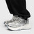 Men's white pattern & rubber patch accents sport shoe sneaker 08