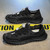 Men's black flyknit drawstring hollow cut shoe sneaker 07