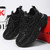 Men's black casual mesh vamp sport shoe sneaker 11