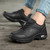 Women's black stripe thread logo print double rocker bottom shoe sneaker 04