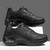 Women's black stripe thread logo print double rocker bottom shoe sneaker 07