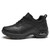 Women's black stripe thread logo print double rocker bottom shoe sneaker 09