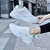 Women's white silver patent casual sport shoe sneaker 07