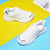Women's white silver patent casual sport shoe sneaker 12