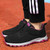 Women's black flyknit velcro lace accents sport label shoe sneaker 02