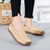 Women's khaki plain stitch accents casual suede slip on shoe loafer 02