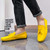 Men's yellow wingtip brogue top tassel slip on shoe loafer 03