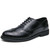 Men's black wingtip brogue oxford dress shoe 01