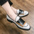 Men's grey wide panel monk strap slip on dress shoe 03