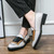 Men's grey wide panel monk strap slip on dress shoe 06