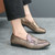 Men's golden retro pattern monk strap slip on dress shoe 06