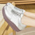 Women's silver floral lace accents lace up rocker bottom shoe sneaker 07