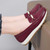 Women's purple metal ornament buckle slip on shoe loafer 04