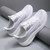 Women's grey flyknit stripe texture pattern hollow sport shoe sneaker 10