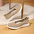 Women's khaki flyknit pattern hollow low cut slip on shoe sneaker 09