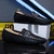 Men's black snake skin pattern metal buckle slip on shoe loafer 08