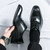 Men's black retro stripe accents oxford dress shoe 08