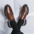 Men's brown retro wingtip brogue derby dress shoe 03