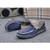 Blue casual denim style Converse slip on shoe loafer 10