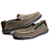 Brown casual denim style slip on shoe loafer 12