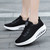 Women's black flyknit Japanese kanji hollow rocker bottom shoe sneaker 05
