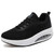 Women's black flyknit Japanese kanji pattern rocker bottom shoe sneaker 01