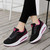 Women's black red flyknit Japanese kanji pattern rocker bottom shoe sneaker 05
