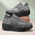 Women's grey flyknit stripe texture sock like rocker bottom shoe sneaker 10