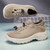 Women's khaki flyknit drawstring sock like fit wide toe shoe sneaker 11