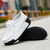Women's white hollow out lace up rocker bottom shoe sneaker 09