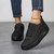 Women's black flyknit texture rocker bottom shoe sneaker 03