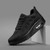Women's black flyknit texture rocker bottom shoe sneaker 07