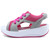 Women's pink multi style design lace up rocker bottom sandal 14