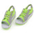 Green multi style design lace up rocker bottom sandal 13