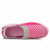 Pink weave check pattern slip on rocker bottom shoe 1359 14