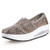 Grey lace hollow out slip on rocker bottom shoe 01