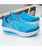 Blue M letter leather slip on rocker bottom shoe sneaker 07