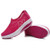 Pink M letter leather slip on rocker bottom shoe sneaker 12