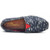 Blue stripe canvas slip on rocker bottom shoe sneaker 15