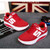 Red S letter print leather rocker bottom shoe sneaker 11