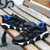 Black blue pattern print leather lace up shoe sneaker 11