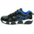 Black blue pattern print leather lace up shoe sneaker 15