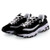 Black white S letter print running shoe sneaker 02