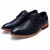 Black Oxford leather lace up dress shoe 1214 11