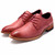 Red Oxford leather lace up dress shoe 1214 11