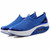 Blue check mesh slip on rocker bottom shoe sneaker 13