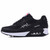 Black pattern leather air sole sport shoe sneaker 1624 12