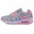 Grey pink pattern leather air sole sport shoe sneaker 06